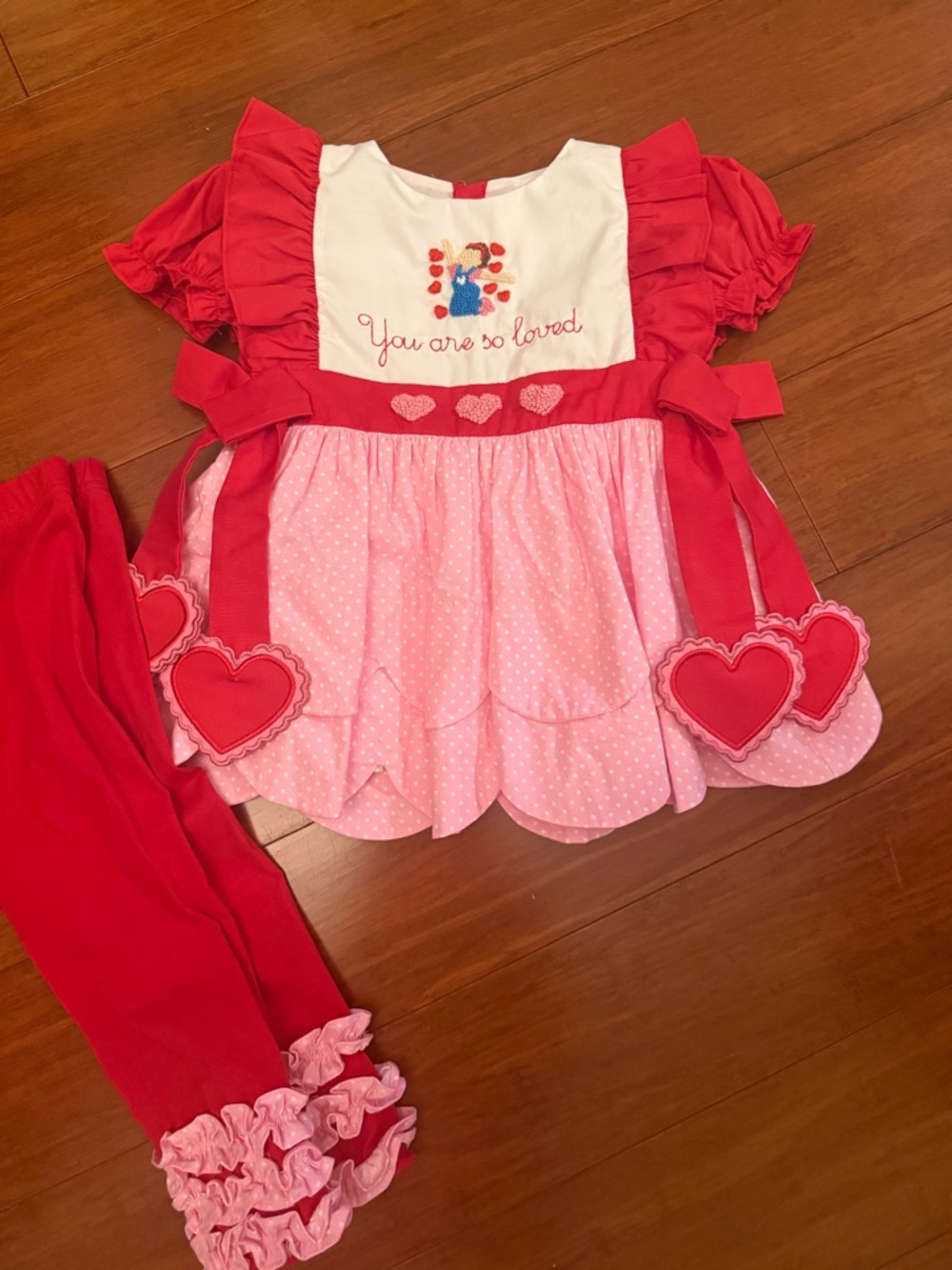 Ms Rachel smocked outfit